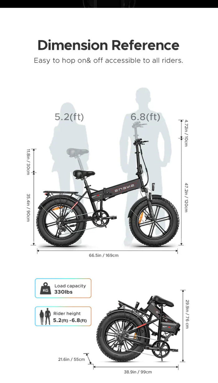 Engwe EP-2 | 250W Version| Electric Fat wheel Bike